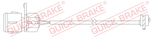 Czujnik zużycia klocka